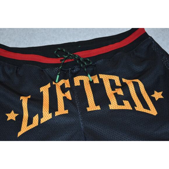 Lifted Research Group Mesh Shorts Mens Size XL W/ Pockets Performance 7" Inseam - Picture 2 of 6